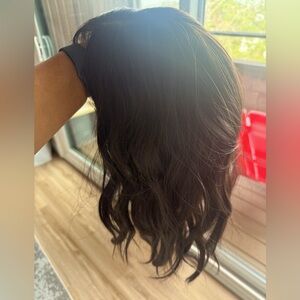 Luxurious Black Wavy Hair topper
